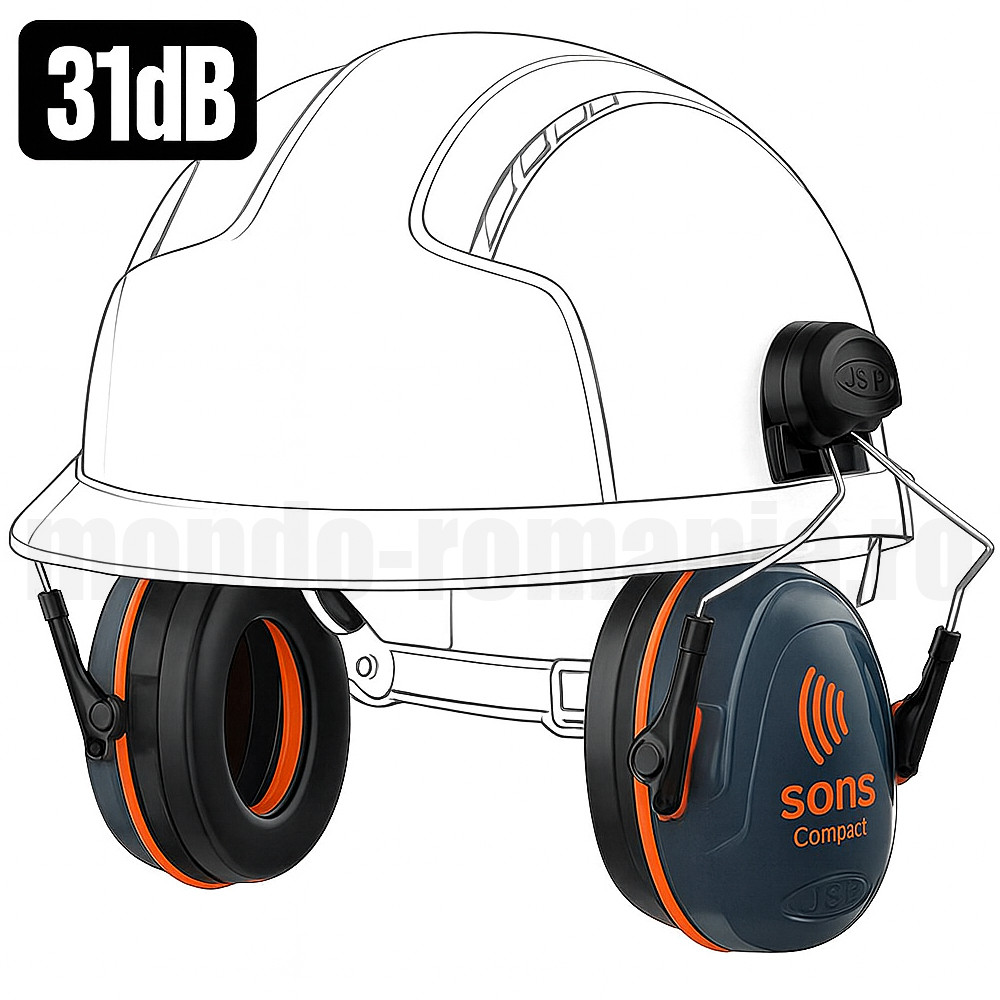 Antifoane externe cu montare pe casca JSP SONIS Compact 