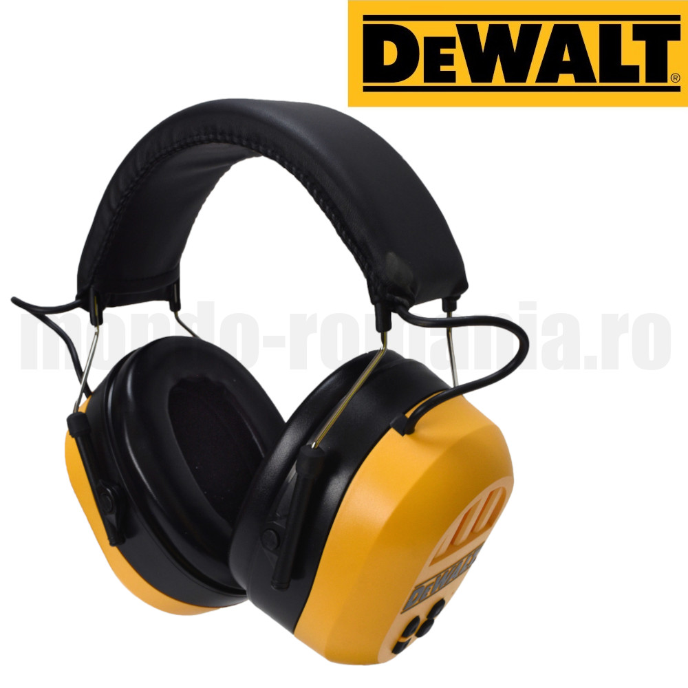 Antifoane DeWALT BLUETOOTH®  cu sistem de conectare la smartphone