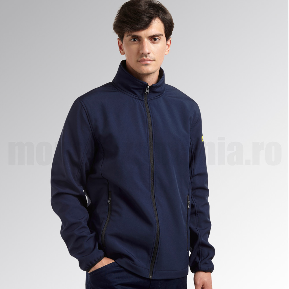 Jacheta-softshell-Diadora-LEVEL-Litework-albastru