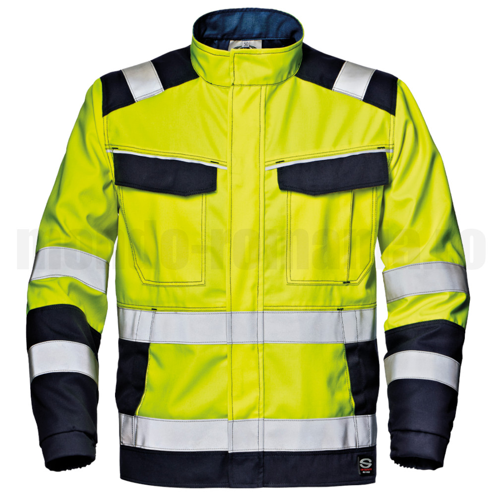 Jacheta ignifuga, antistatica, arc electric, antichimica, reflectorizanta - POLYTECH PLUS Multi Protection HI-VIS