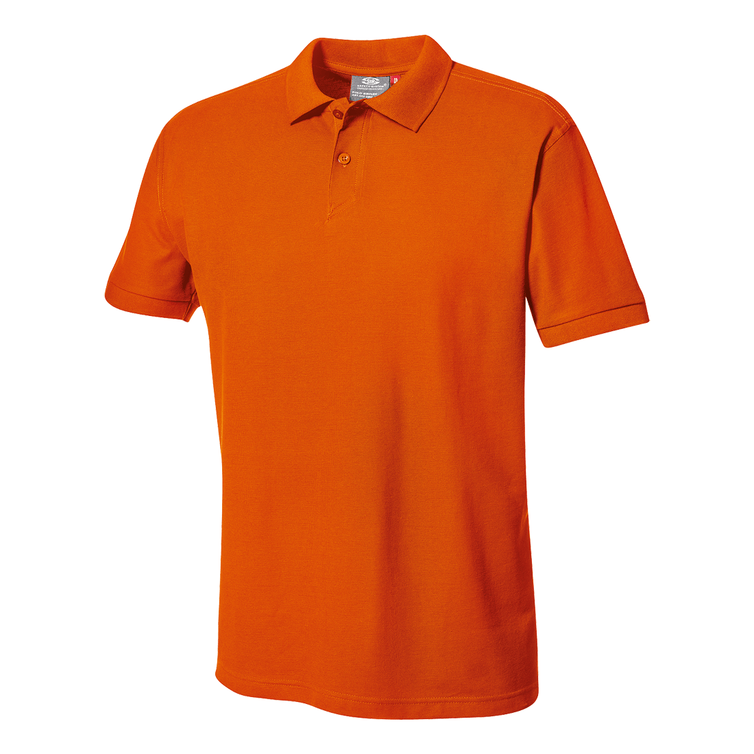 Tricou POLO orange cu maneca scurta