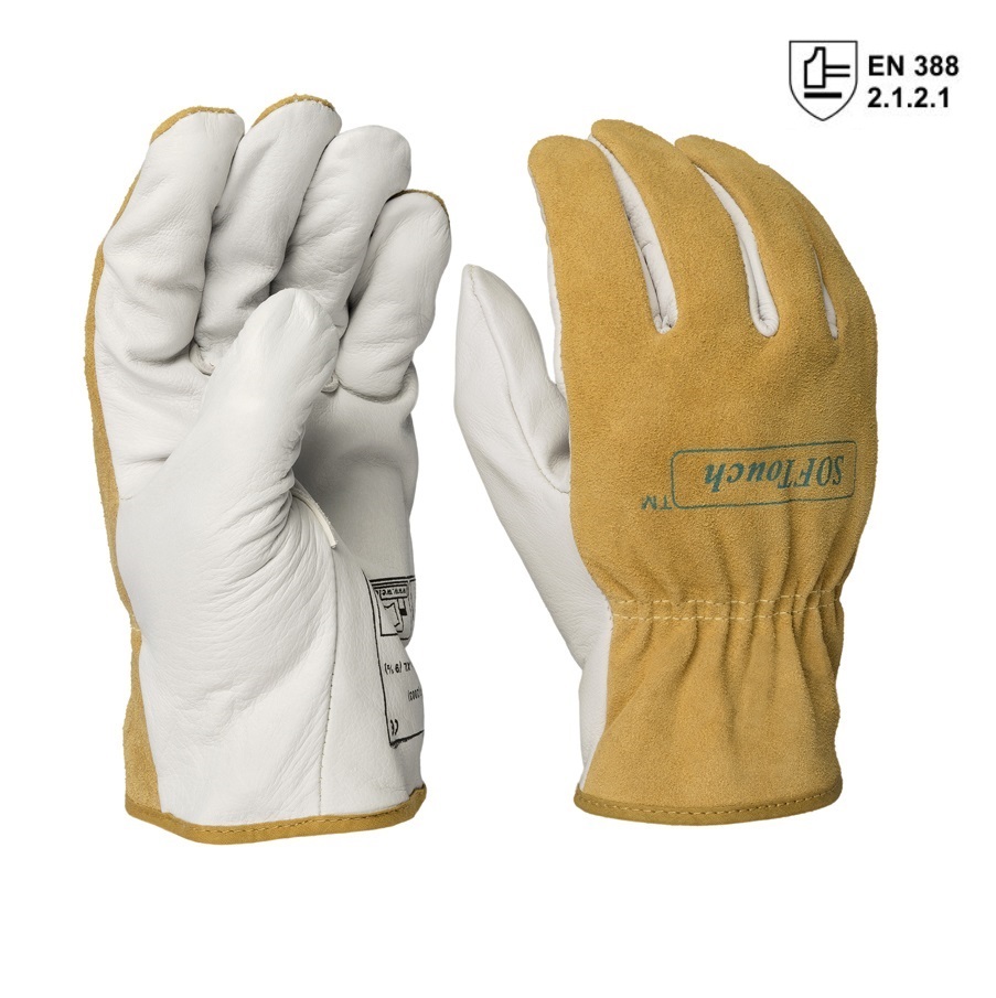 Manusi de protectie integral din piele - WELDAS Softouch 10-2336