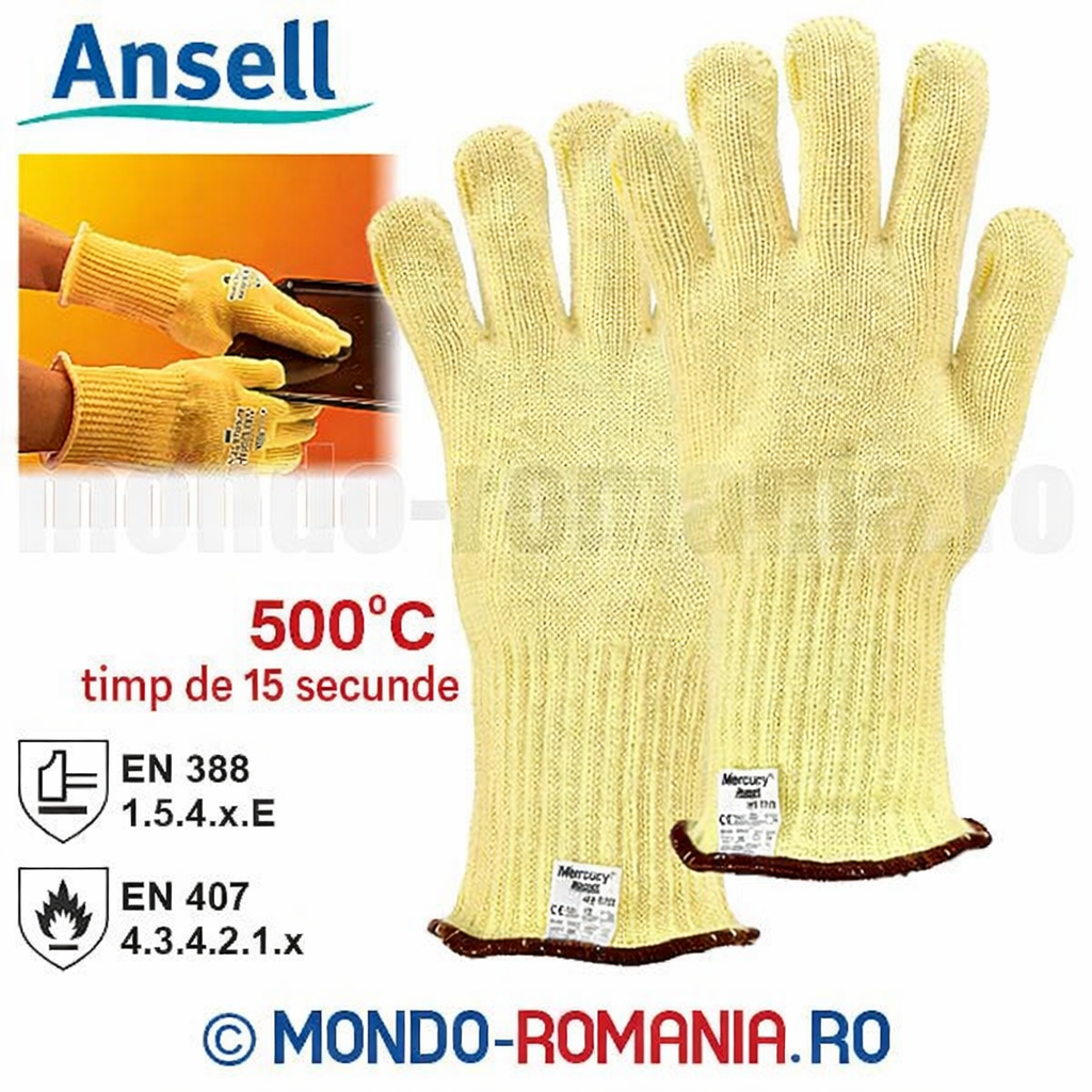 Manusi antitermice ANSELL ActivArmr 43-113 din para-amida, multistrat