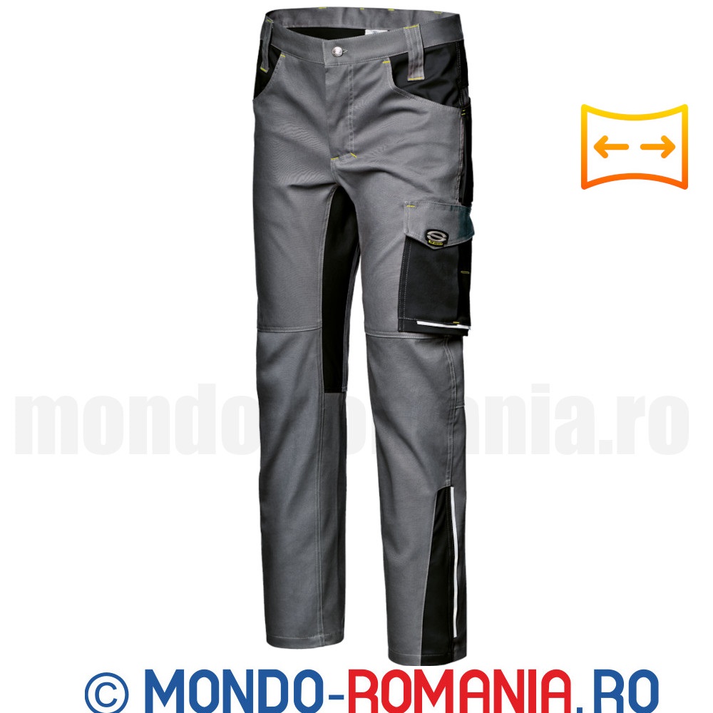 Pantaloni de lucru, elastici, din doc bumbac si spandex