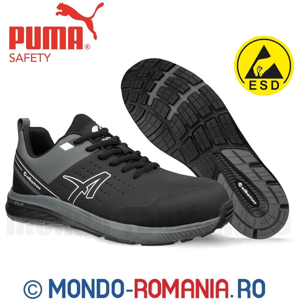 Pantofi de protectie PUMA VIGOR 2 Impulse BLACK 