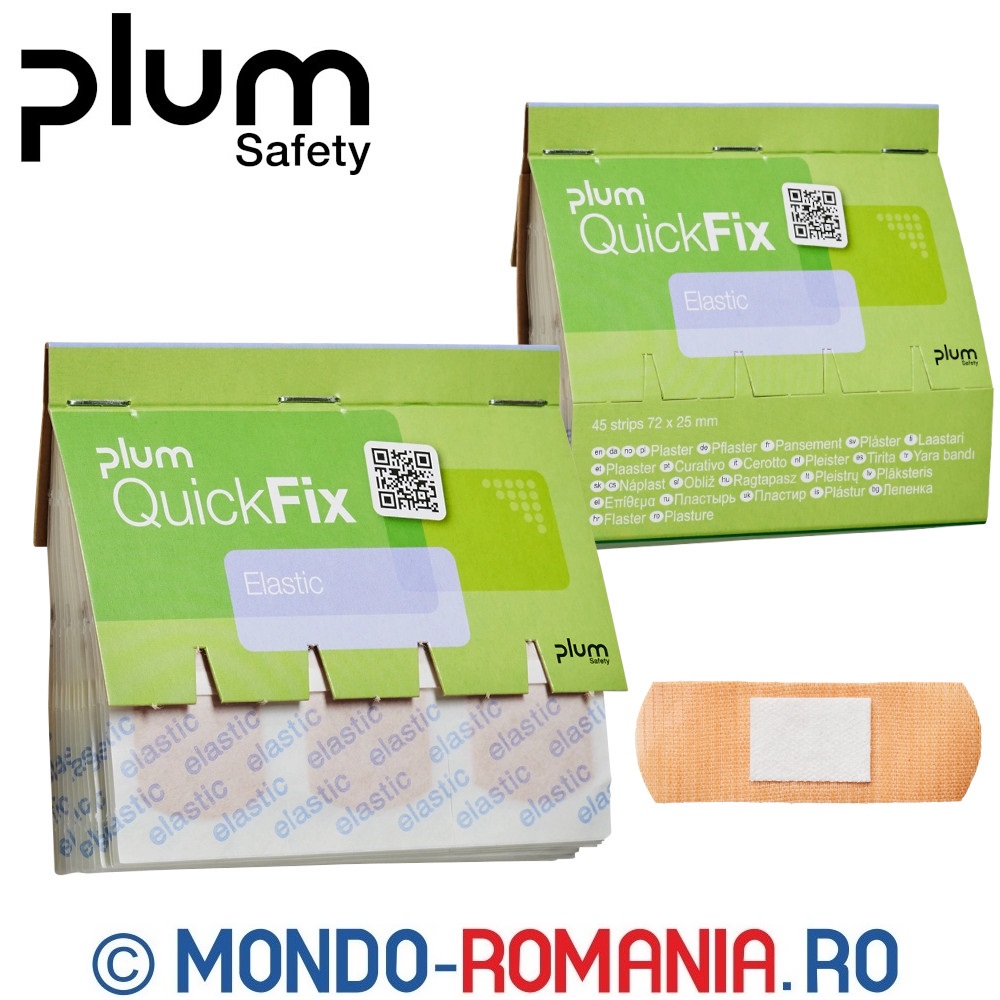 Rezerva 45 plasturi elastici PLUM  