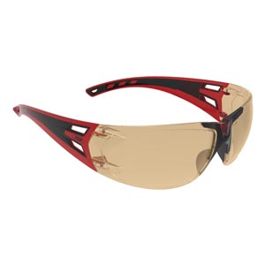 Ochelari profesionali de lucru JSP Forceflex™3 PREMIER Yellow Red/Black