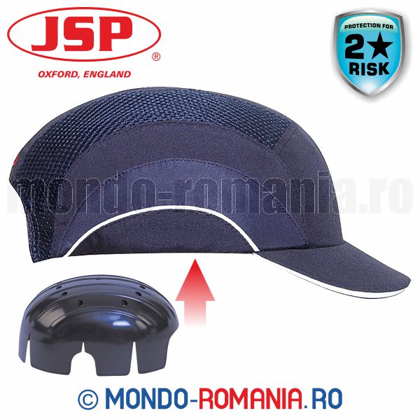 Sapca de protectie cu calota antisoc HARDCAP bleumarin