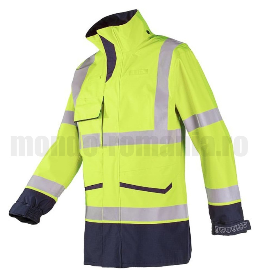 Jacheta SIOEN FALCON Hi-Vis Neon, antistatica, antichimica, ignifuga